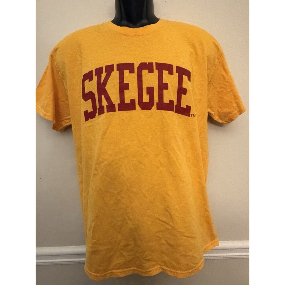 Tuskegee University “ Skegee” Shirt Yellow Size Large L